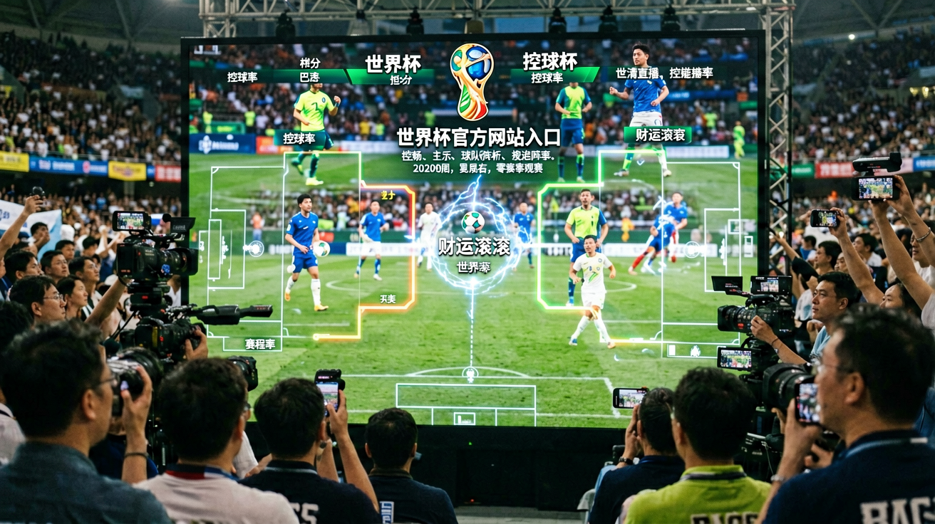 2026世界杯官方网站直播画面、比分弹窗、控球率图表等场景